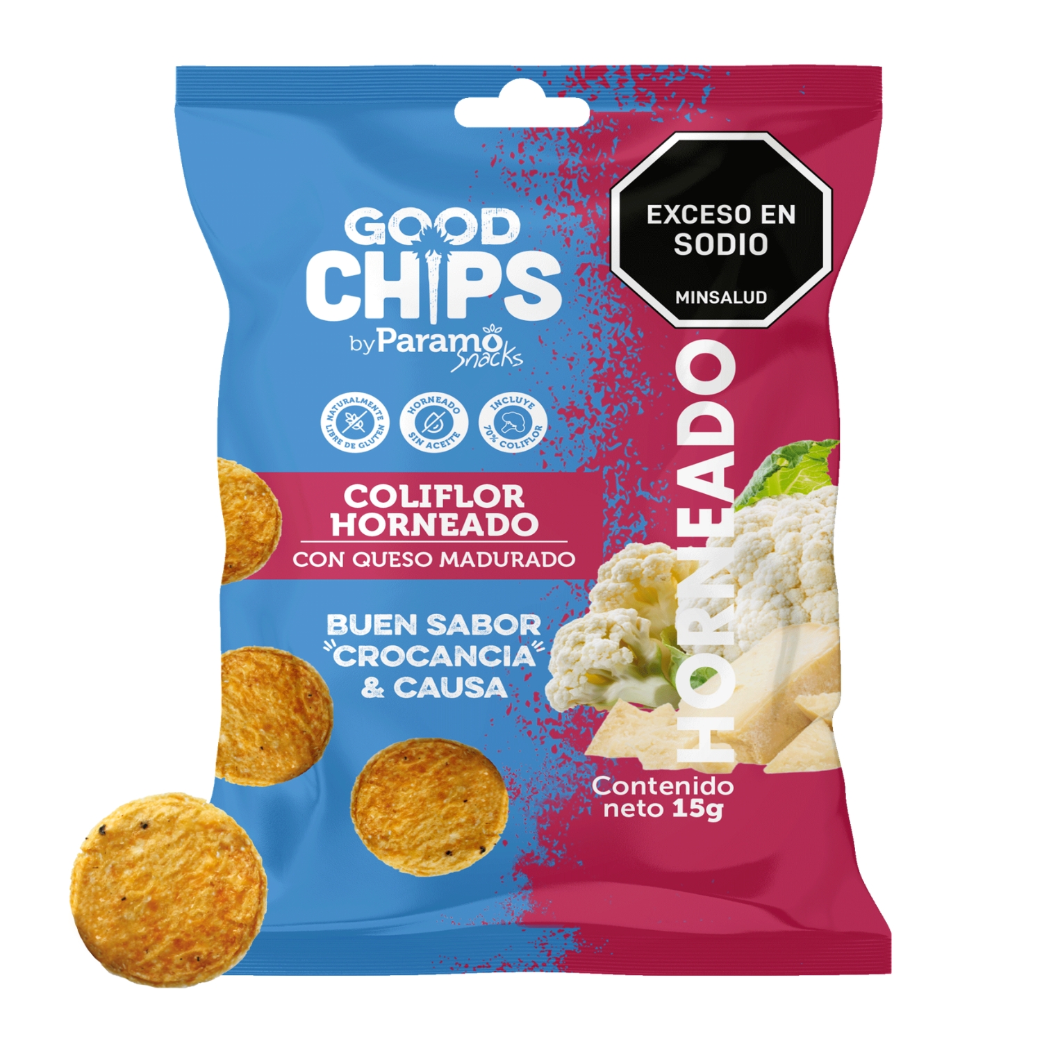 Coliflor y queso 15g