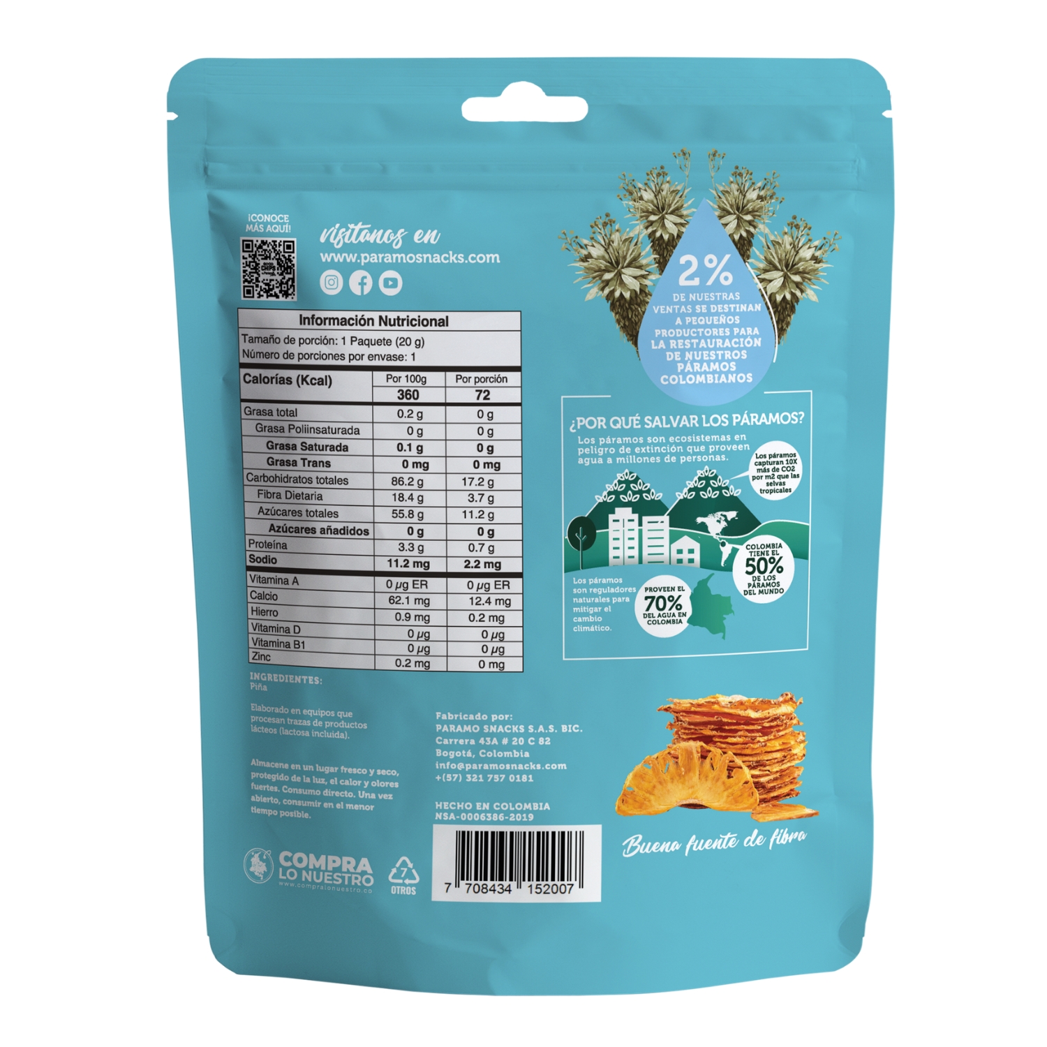 Piña Chips 20g