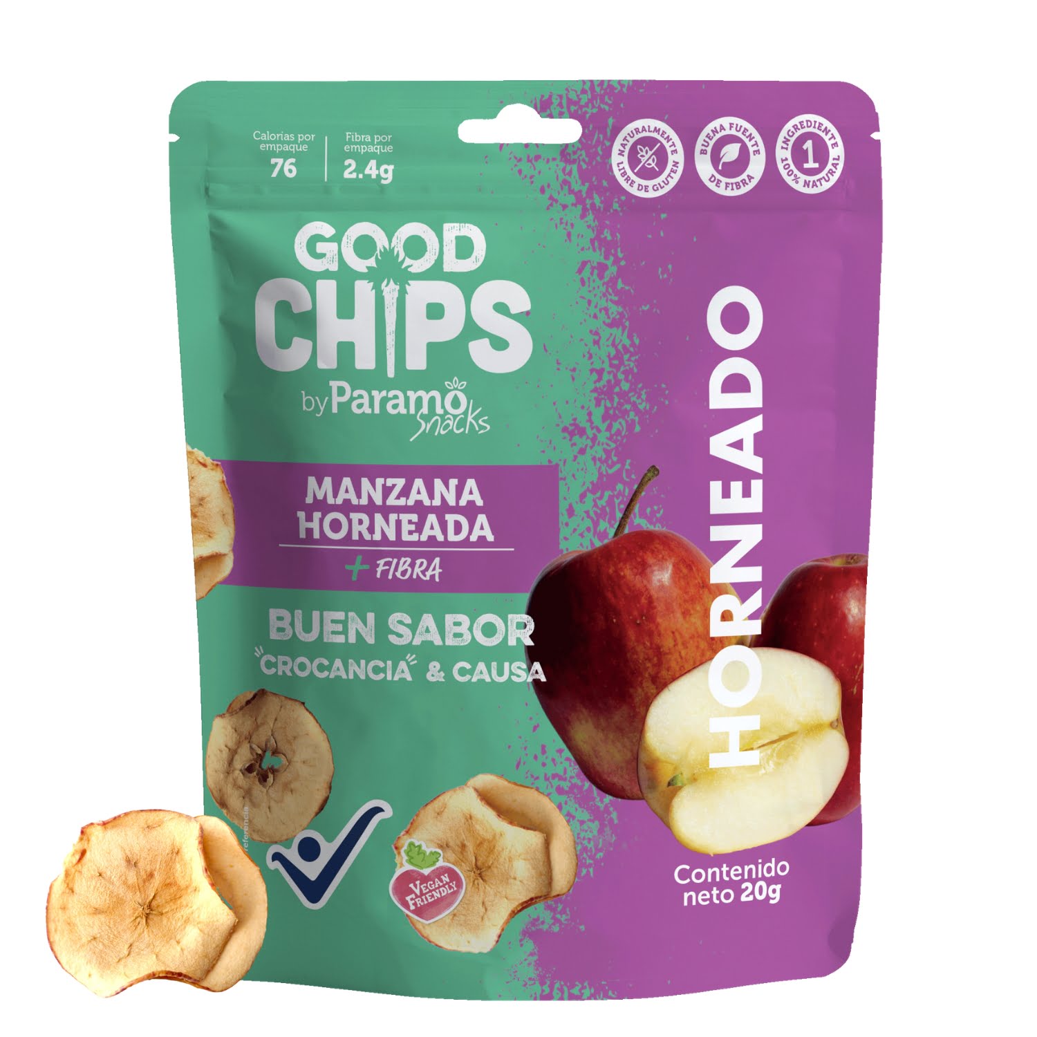 Manzana chip frente